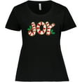 thumbnail image 3 of Inktastic Candy Cane Joy Women's Plus Size T-Shirt, 3 of 5