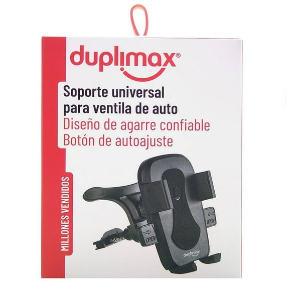 Soporte Auto DupliMax Ventila Ajustable Negro