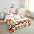 thumbnail image 3 of Manfei Kawaii Gnome Full Size Comforter Sets,Halloween Pumpkin Bedding Comforter Set,Sutumn Fall Leaves Bedding Sets For Girls Boys,Ultra Soft Bedroom Decorative Reversible,3-Piece, 3 of 8
