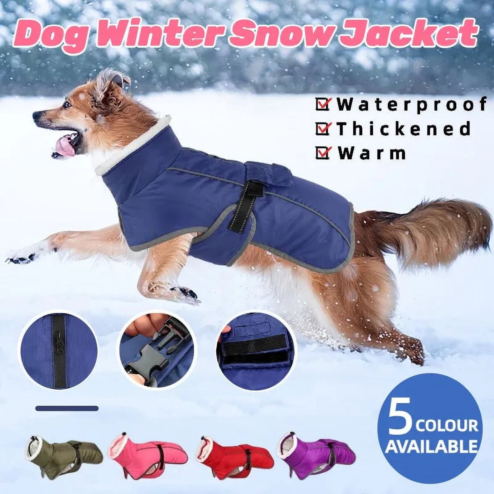 Dogs Clothes Warm Large Dog Jacket Winter Pet Ropa Para Perros Ubranie Dla Psa Abrigo Perro Manteau Pour Chien Honden Kleding ShopWise Round Walmart en linea
