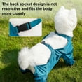 thumbnail image 4 of Waterproof Dog Rain Boots Pet Suspender Boots Belly Paw Protector for Small Medium Puppy Rain Snow Pants Dog Leggings for Outdoor Walking, 4 of 8