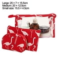thumbnail image 2 of 3 uds. Bolsa de maquillaje, bolsa de cosméticos, 3 tamaños, bolsas de maquillaje para mujeres, adolescentes, niñas, neceser de viaje MFZFUKR BST3059851-3, 2 of 5