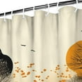 thumbnail image 2 of Happy Thanksgiving Shower Curtains,Washable Bathtub Curtains with Hooks Retro Polyester Fabric Curtains for Thanksgiving Day Fall Party Home Decor, 2 of 5