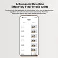 thumbnail image 4 of Videocámara Cámara inteligente Xiaomi SE 360 PTZ 1080P HD Vigilancia de bebés WiFi Webcam Visión nocturna infrarroja AI Humanoid Detect Home Security Xiaomi Videocámara, 4 of 7