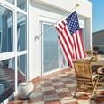 thumbnail image 3 of American Flag Kit Wall Mount 5 Ft Spinning pole 3'x5' US Flag Gold Ball, 3 of 10