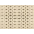 thumbnail image 1 of Ahgly Company Machine Washable Indoor Rectangle Transitional Moccasin Beige Area Rugs, 2' x 4', 1 of 7