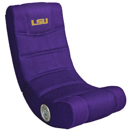 LOUISIANA STATE UNIVERSITY Tigers Video Game Chair with Blue Tooth
