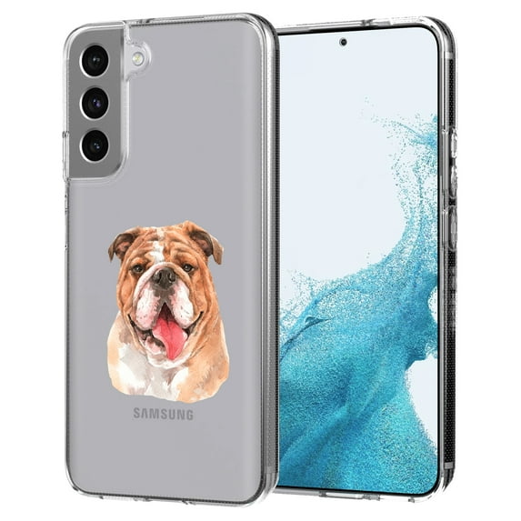 TalkingCase Slim Case Cover Compatible for Samsung Galaxy S22 Plus+ 5G, Dog Watercolor 13 Print, Lightweight,Flexible,Soft, USA
