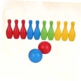 thumbnail image 3 of PENIKOKO 1 Set Bowling Set Assorted Color For Kids Intelligence Development 11.8x2.4x1.2in, 3 of 8