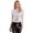 Silver, variant on Women's Turtleneck Long Sleeve Crop Top Shiny Faux Leather Pullover T-Shirts Rave Party Silver S
