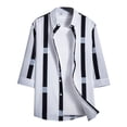 thumbnail image 1 of Birdeem Chemises pour Hommes Chemise Formelle à Imprimé Coloré Col Rabattu Chemise à Manches Courtes Col Rabattu Chemise, 1 of 12