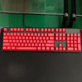 thumbnail image 4 of 104pcs Clavier Mécanique Keycaps PC Bakclit Key Cap Set (Rouge), 4 of 8