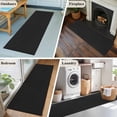 thumbnail image 6 of Black Pure Color Area Rugs Collection 2'x6', Aesthetics Contemporary Luxury Non Slip Indoor Rectangle Throw Runner Rug Floor Mat Carpet for Living Room Dining Table Bedroom Nursery, 6 of 9