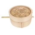 thumbnail image 3 of Bamboo Steamer Kitchen Food Steamer Steamer Basket with Lid Cooking Tool, 3 of 5