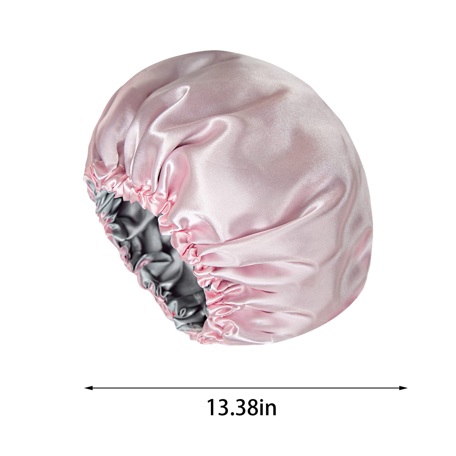 Weloille Reversible Silk Satin Cap For Sleeping, Adaptable Button Silk Satin Hair Cap, Fashionable Double Layer Hair Cap