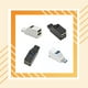 thumbnail image 3 of Seitruly Nuevo Universal Mini 3 puertos USB 2,0/3,0 Hub Laptop PC transmisión de datos de alta velocidad adaptador divisor USB Type11 NO11, 3 of 6