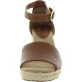 thumbnail image 3 of Style & Co. Womens Seleeney Faux Leather Open Toe Wedge Sandals, 3 of 3