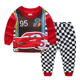 thumbnail image 3 of Disney Pixar Cars-Pijama de algodón para niño y niña, ropa de dormir de dibujos animados de Anime, disfraz de Cosplay, sudadera con pantalones, regalo de Navidad, 3 of 5