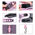 thumbnail image 3 of Arnés para caminar para mascotas, chaleco, correa segura para el pecho, acolchado, transpirable, decoración de entrenamiento, cuerda de tracción, accesorios para ropa, gris L Vogacara PT000592-04, 3 of 7