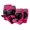 Pink, variant on Sports Protection Knee, Elbow, and Wrist Pad Set for Kids and Adults, Unisex, Ages 4+, Blue, L