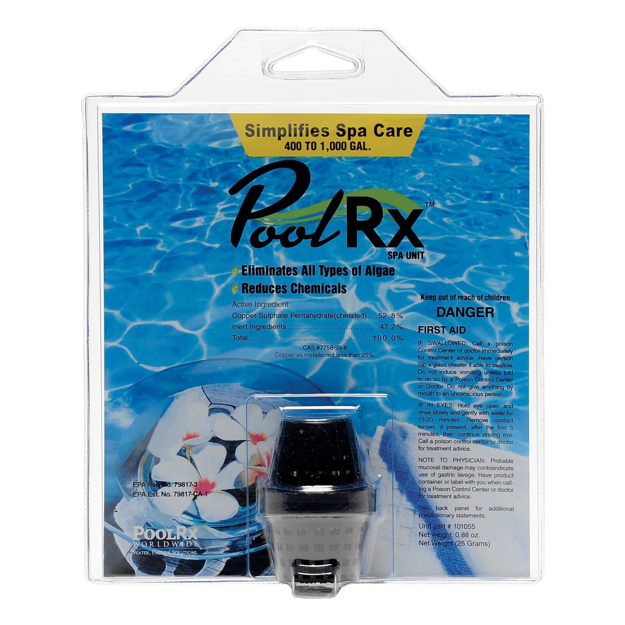 PoolRX 1000 Gallon Spa Water Cleaning Algae Remover