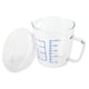thumbnail image 4 of Jarra a escala de leche, vaso medidor de vidrio resistente al calor, taza medidora, jarra medidora de vidrio creada magistralmente, 4 of 8