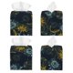 thumbnail image 2 of Balery Sunflowers Porta Pañuelos de Cuero con Estampado – Funda Moderna Cuadrada para Caja de Pañuelos, Dispensador 5x5x5'', 2 of 7