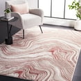 thumbnail image 2 of SAFAVIEH Meadow Joey Wavy Marble Area Rug, Pink/Beige, 4' x 6', 2 of 8