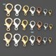 thumbnail image 2 of 120 Pieces/80 Pieces Of Golden Lobster Clasps In sizes跨境, 2 of 4
