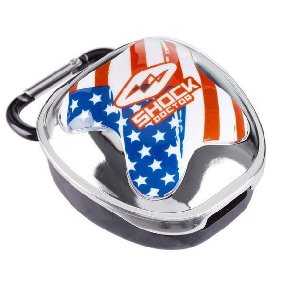 Funda para protector bucal Shock Doctor, con almacenamiento universal y ventilado