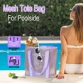 thumbnail image 4 of Strip Mesh Beach Tote Bags,Causal Pool Bags for Swimming Picnic Vacation Essentials, 4 of 7
