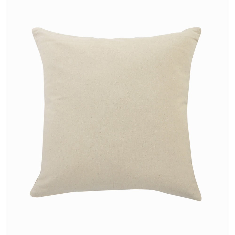 Ox Bay 20" x 20" Hand-Woven Black/ Cream Tribal Organic Cotton Pillow Cover