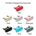 thumbnail image 3 of Universal Dustproof Aluminium Alloy Anti Dust Metal Plug Charging Port Cap Micro/Type C/iP Charger Dock Stopper SILVER FOR TYPE-C, 3 of 8