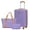 Light Purple, variant on 3 Piece Carry on Luggage Sets, Hardside Suitcase Set with Double Spinner Wheels, Expandable Travel Bag and Toiletry Bag, Light Purple