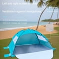 thumbnail image 6 of Beach Tent Sun Shelter, Beach Tent with Beach Mat Set, 4 Person Portable Beach Shade, 6 of 9