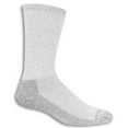thumbnail image 2 of Fruit of the Loom Work Gear Crew Socks for Men, Gray, Sizes 6-12 (10-Pack), 2 of 5