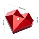 thumbnail image 3 of Caja para anillos con apertura automática en forma de corazón | Regalo sorpresa para San Valentín, aniversarios y compromisos | Joyero forrado de terciopelo | Verde, rojo, blanco y azul oscuro, 3 of 7
