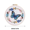 thumbnail image 4 of Binwennn Hand Embroidered Material Package Embroidery Kit Knitting Bag Knitting Books for Kids Knitting Books Circular Knitting Needles Interchangeable Knitting Needles Knitted Throw Blankets for, 4 of 7