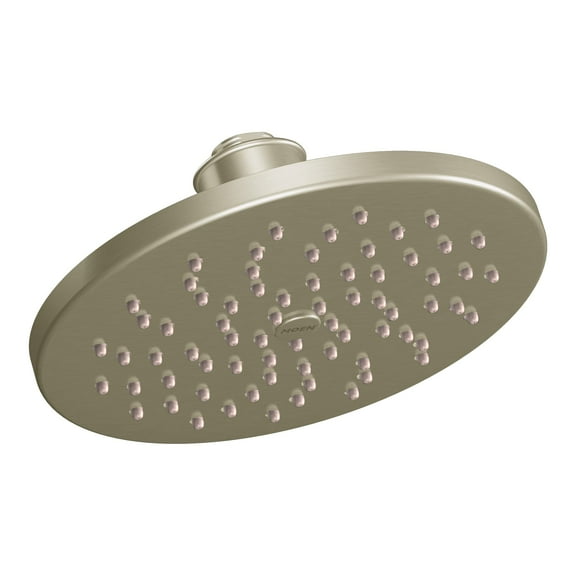 Moen Brushed Nickel One-Function 8" Diameter Spray Head Rainshower