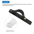 thumbnail image 3 of Uxcell 6 Pcs Phone Loop Finger Holder Silicone Phone Strap Grip Holder for Most Smartphones Black,White, 3 of 6