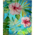 thumbnail image 3 of Boho Hue Studio 12x14 Black Modern Framed Museum Art Print Titled - Tropical Hibiscus 3, 3 of 5