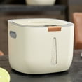 thumbnail image 4 of mmirethe Press Type Rice Storage Container Locks In Fresh Grain Storage Transparent And Visible For Easy Silky white 5kg, 4 of 6