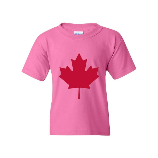 Mom's Favorite Youth Canada Flag Canada Maple Leaf TShirt For Girls