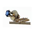 thumbnail image 1 of Designer Jewelry RM261B Blue Sapphire Spinel Tie Tacks, 1 of 1