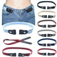 thumbnail image 4 of Men Women Buckle-free Elastic Waist Belt Waistband Adjustable Invisible Belt For Jean Pants Dress, 4 of 10