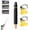 1PCS, variant on Heavy Duty Adjustable Hose Nozzle, High Pressure Jet Sweeper Spray Nozzle with Leak-Proof Design, Metal Garden Hose Sprayer for Car Wash, Lawn, Patio Cleaning