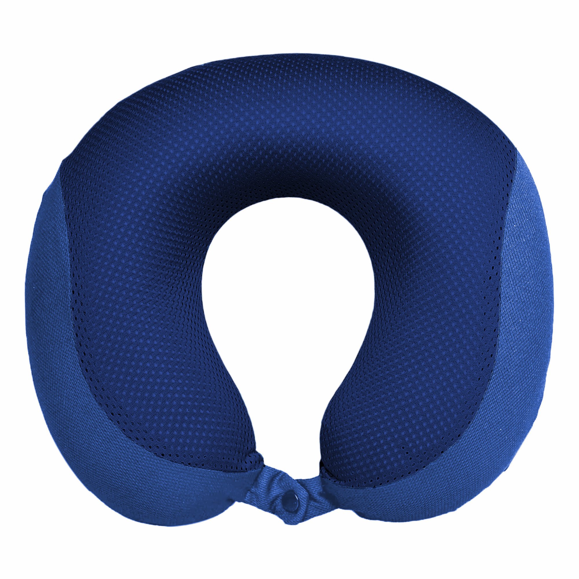 Sutton Home Fashions Fashions Rejuve Health Wellness Memory Foam Travel Neck Pillow Charcoal Blue