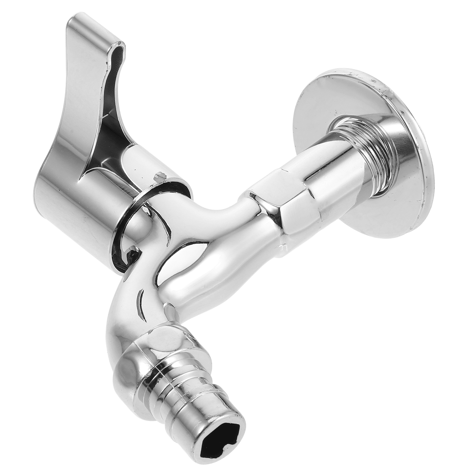 Wall Mounted Single Handle Cold Water Tap for Washing Machine in Laundry Room Bathroom Garden