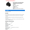 thumbnail image 2 of Front Left Door Lock Actuator Motor - Compatible with 2018 Chevy Traverse, 2 of 2