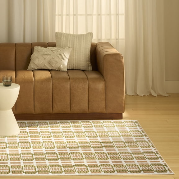Nourison Nordic 5' x 7' Multicolor Modern Indoor Rug